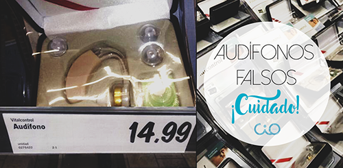 audífonos falsos