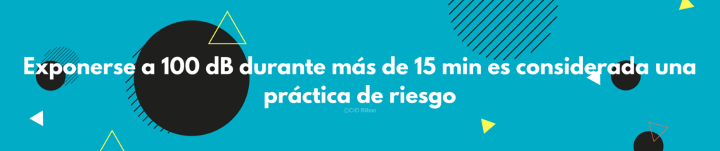 situación de riesgo para los oídos
