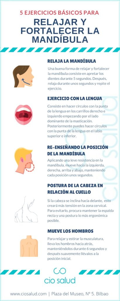 relajara y fortalecer la mandíbula