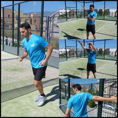 calentamiento pádel lesión hombro
