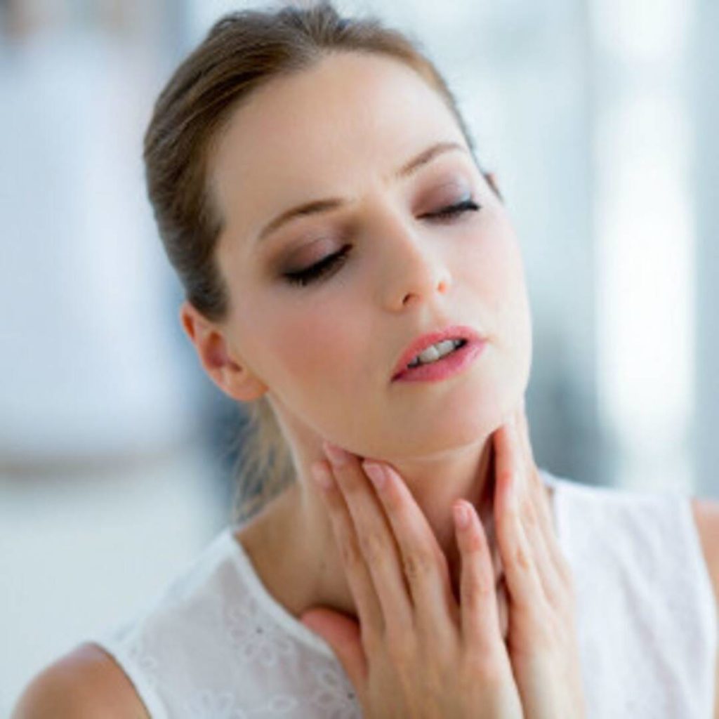 dolor garganta cantante