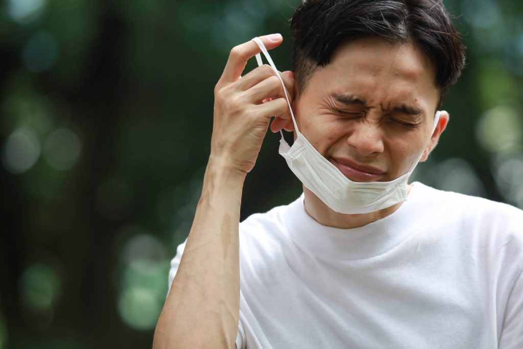 dolor ATM mascarilla covid